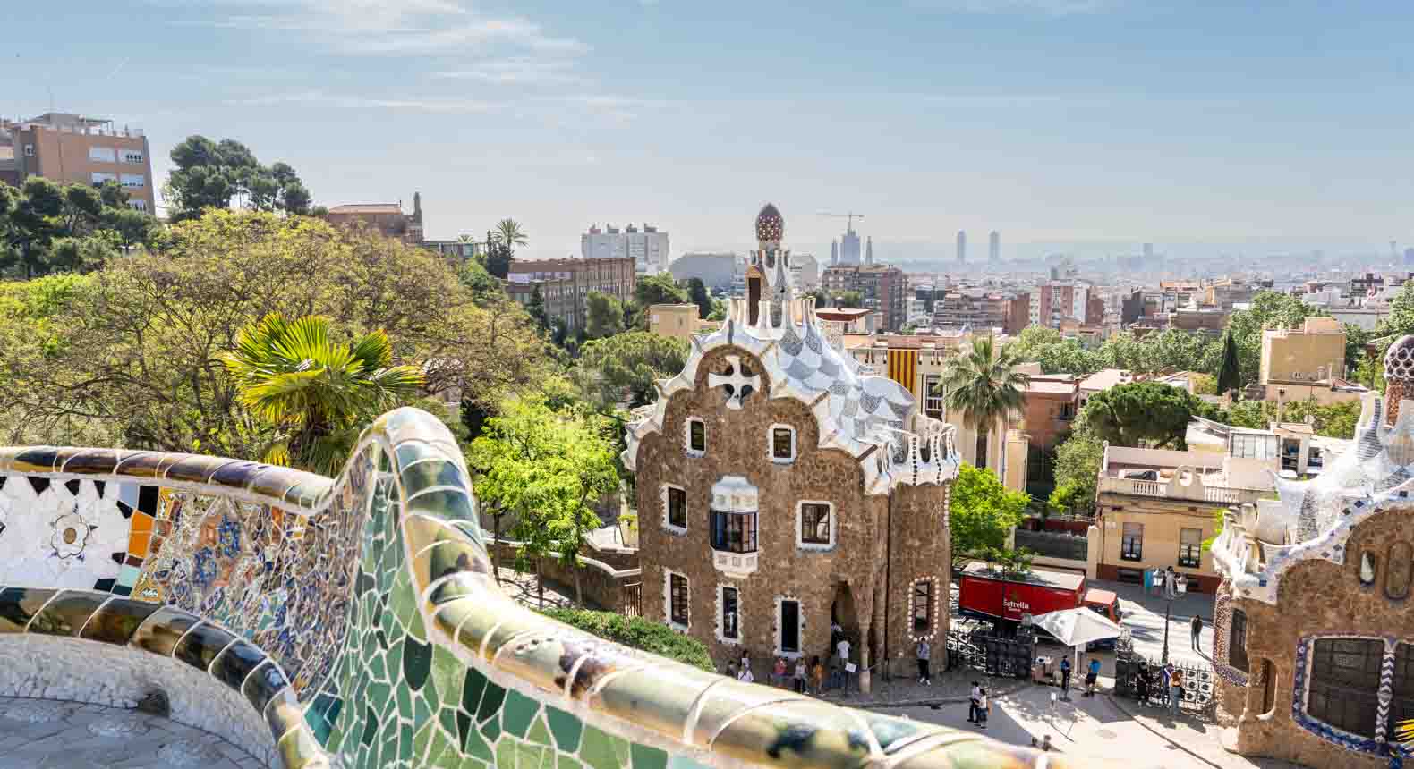 Panoramica del Parc Guell